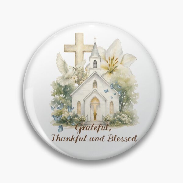 Item preview, Grateful and Blessed always designed and sold by PeteandPudge.