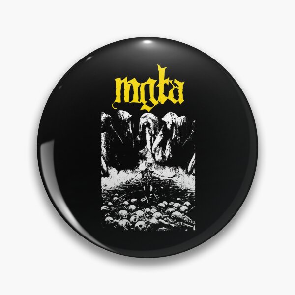Item preview, Yellow Typography Death Metal Band designed and sold by GloomRooms.