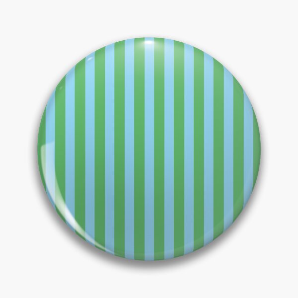 Item preview, Ultra Fine Stripe Narrow Vertical Pinstripe Pattern in Sky Blue and Green designed and sold by kierkegaard.