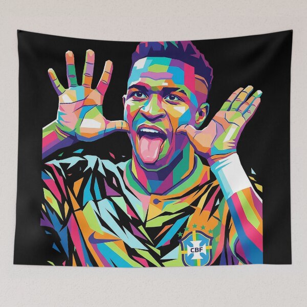 Item preview, Brazilian Football Star World Cup 2026 Vexel Art designed and sold by mazyoy.