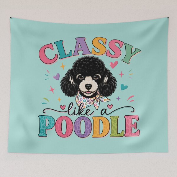 Item preview, Classy Like A Poodle designed and sold by The Mutt House.