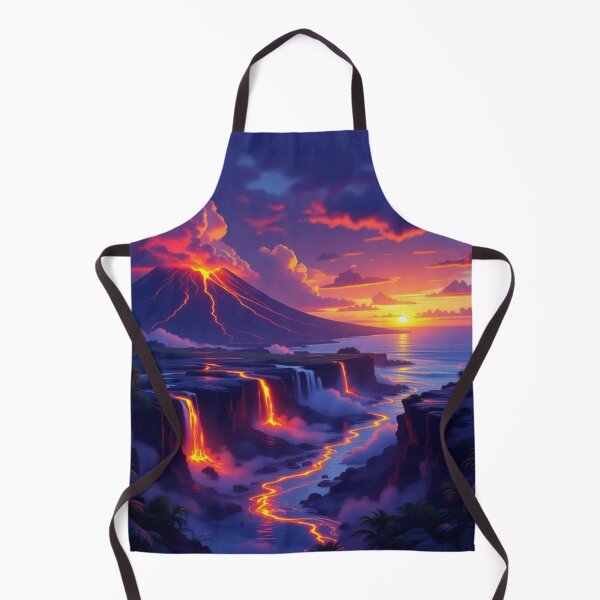 Item preview, Volcanic Island Lava Flow at Sunset designed and sold by Pioneer Spirit Market.