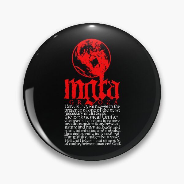 Item preview, Long White Typography Silhouette Metal designed and sold by GloomRooms.