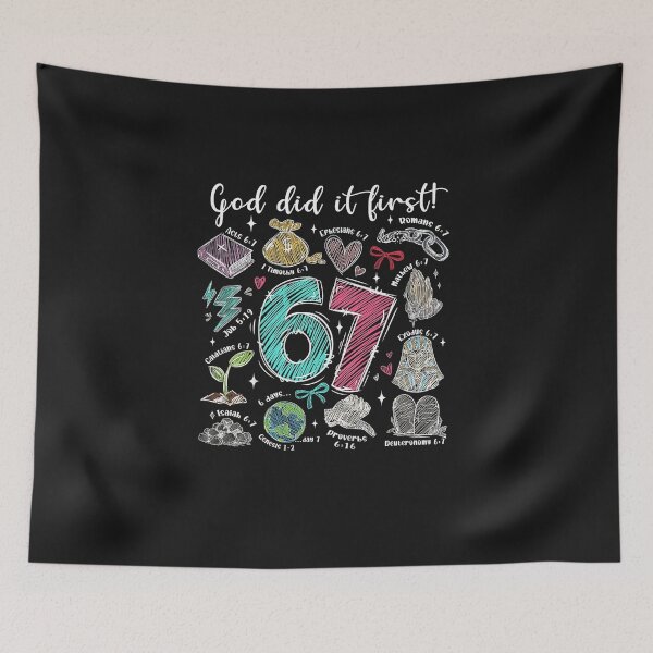 Item preview, God Did It First Christian 6 7 Meme for Believers designed and sold by FrankIsabel.