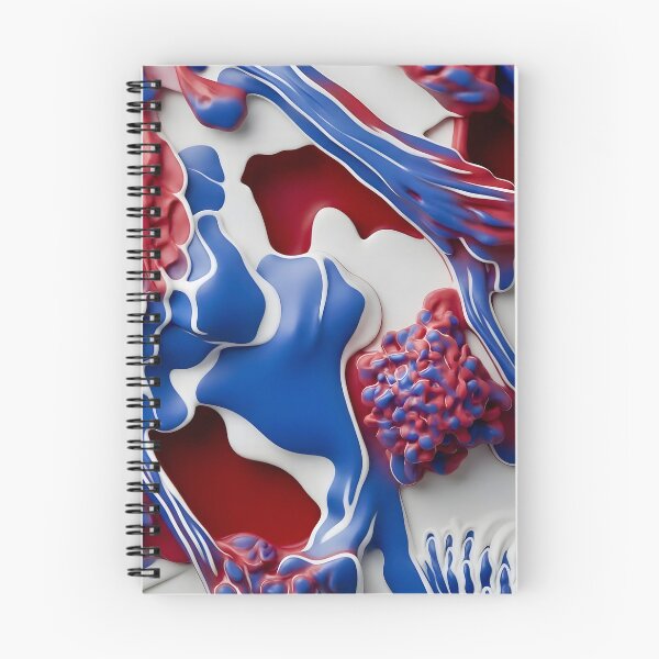 Item preview, Vibrant Blue and Red Abstraction designed and sold by Vicky Brago-Mitchell®.