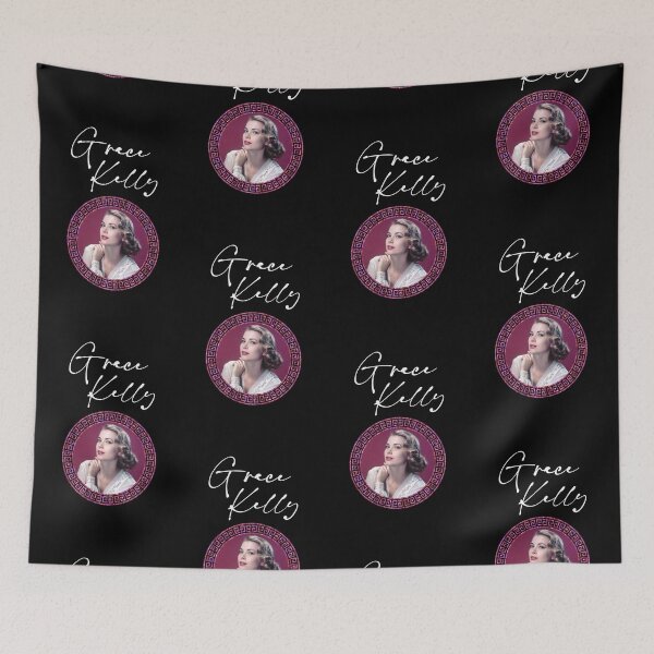 Item preview, Grace Kelly (White on Black) designed and sold by PawsitiveMum3.