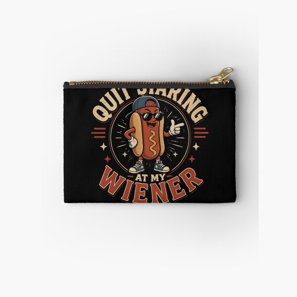 Item preview, Quit Staring At My Wiener Funny Hot Dog Gear designed and sold by DynamicDesign.