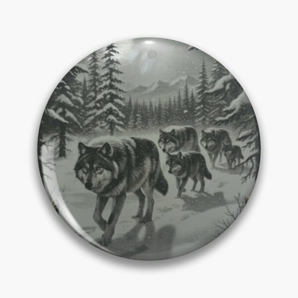 Item preview, Skeleton Hands Holding Wolf Painting designed and sold by Pioneer Spirit Market.