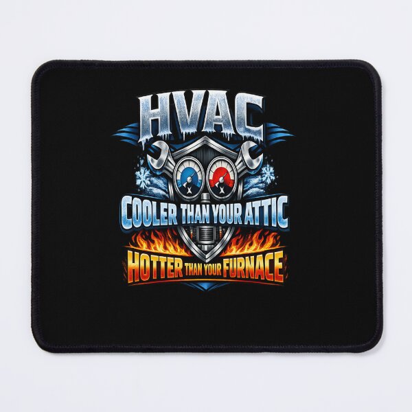 Item preview, HVAC Tech Pride - Cooler Than Your Attic, Hotter Than Your Furnace designed and sold by FrozenHeat97.