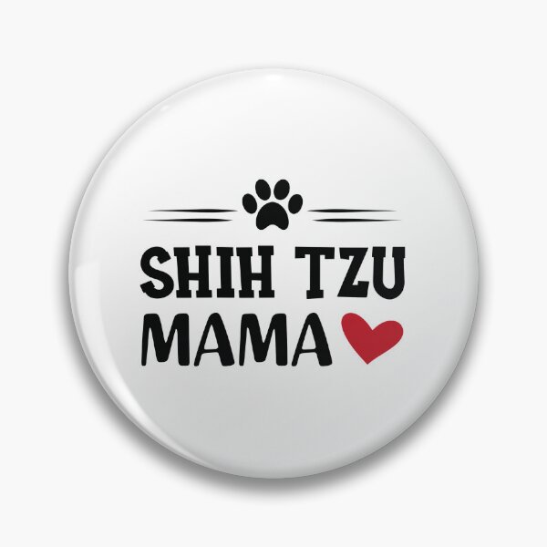 Item preview, Shih Tzu Mama Cute Dog Paw Heart designed and sold by GiaoCalonas.