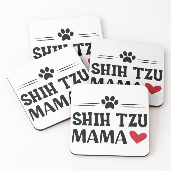 Item preview, Shih Tzu Mama Cute Dog Paw Heart designed and sold by GiaoCalonas.