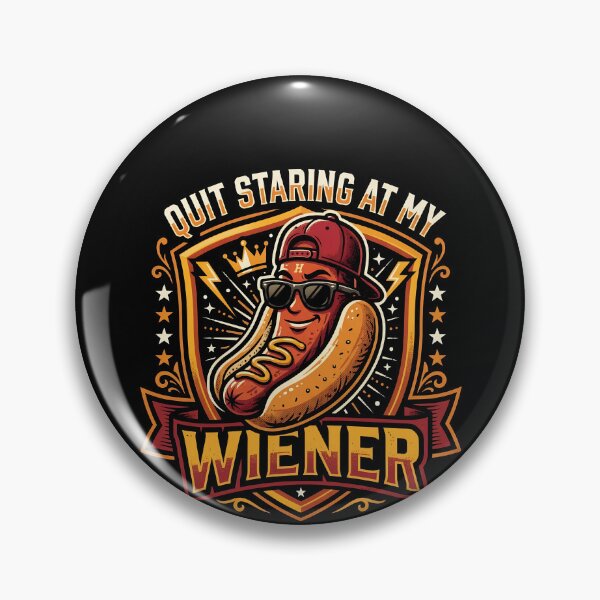 Item preview, Quit Staring At My Wiener Funny Hot Dog Gear designed and sold by DynamicDesign.