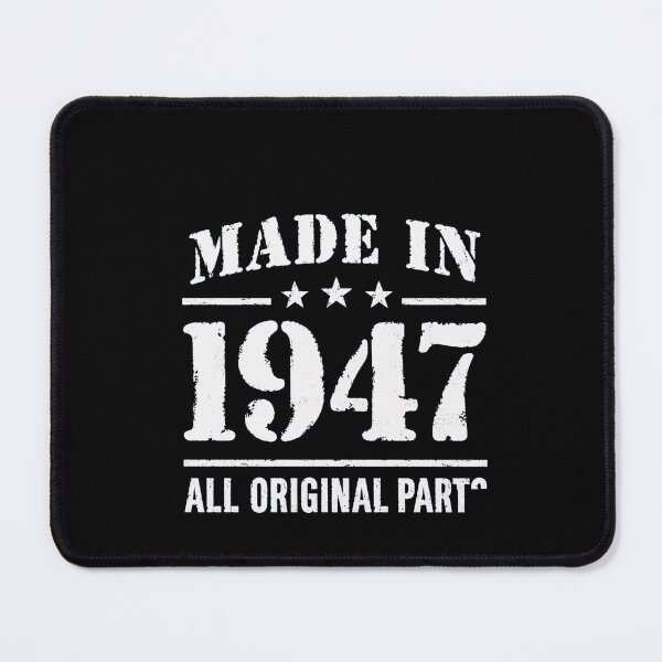 Item preview, Made In 1947 All Original Parts Vintage Birthday Gift for Men and Women Born in 1947 designed and sold by msaloyach.