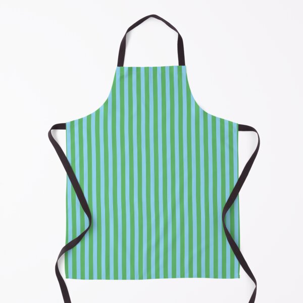 Item preview, Stripes Vertical Pattern in Sky Blue and Green designed and sold by kierkegaard.
