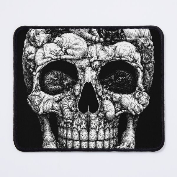 Item preview, Cat Skull Dark Art designed and sold by Retro Rascals Co..