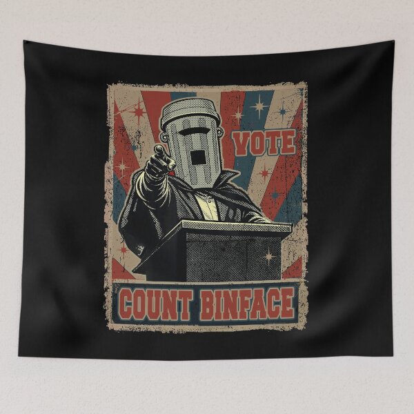 Item preview, vote Count Binface  designed and sold by watanabeee.