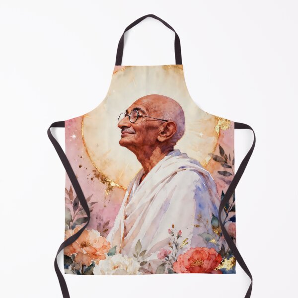 Item preview, Mahatma Gandhi portrait spiritual artwork designed and sold by soulfulpalette.
