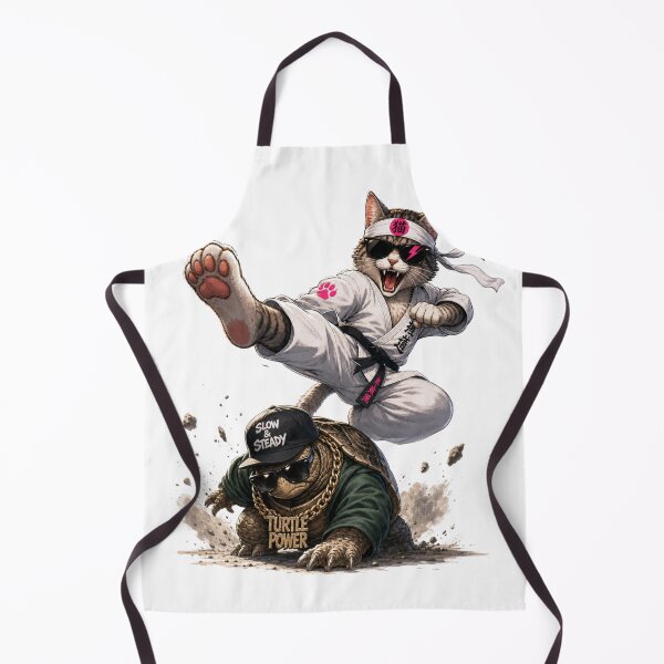 Item preview, Karate Cat and Turtle Power designed and sold by Birdie and Flynn.