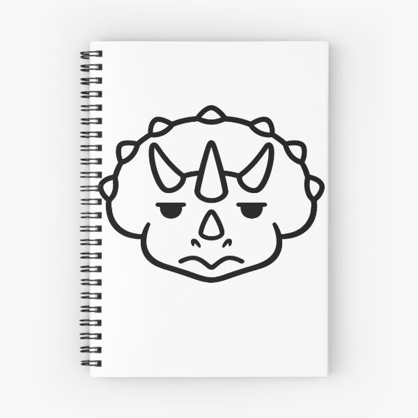 Item preview, Deadpan Triceratops Face Line Art designed and sold by PreeCha Art & Co..