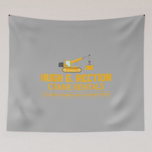 Item preview, Hugh G Rection Funny Adult Humor Pun Innuendo Joke Gag Gifts designed and sold by ArleneRowe.