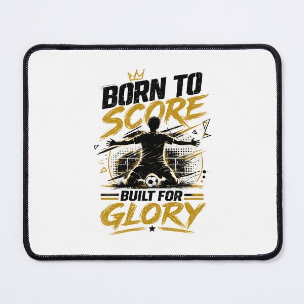 Item preview, Born to Score Built for Glory Soccer Football Graphic T-Shirt designed and sold by Artbysarmina.
