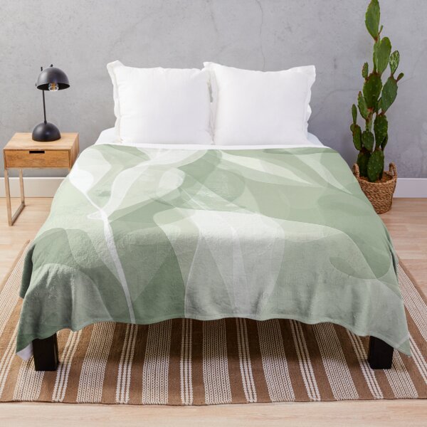 Item preview,  Abstract Painting Sage Green F3 designed and sold by CrumbBumStudio.