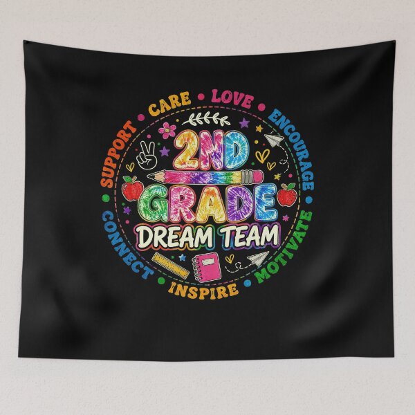 Item preview, second grade dream team teacher back to school designed and sold by watanabeee.