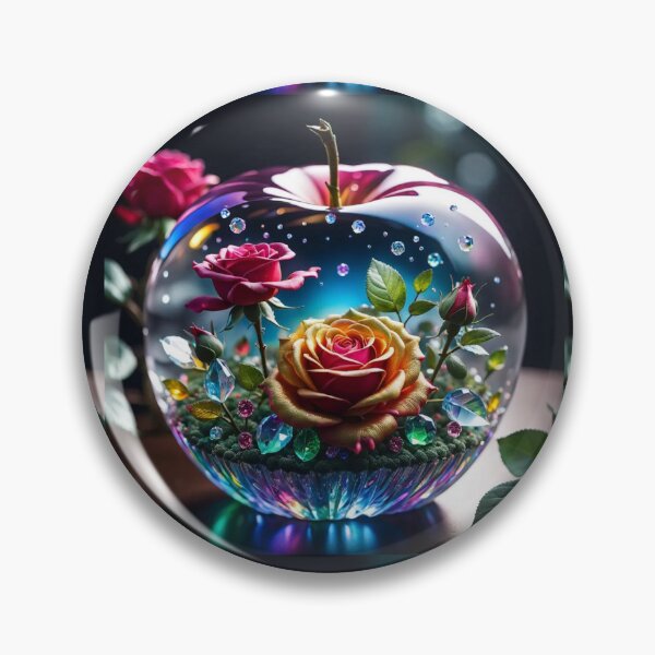 Item preview, Apple Rose Crystal Design designed and sold by Heavens Blueprint & Designs.