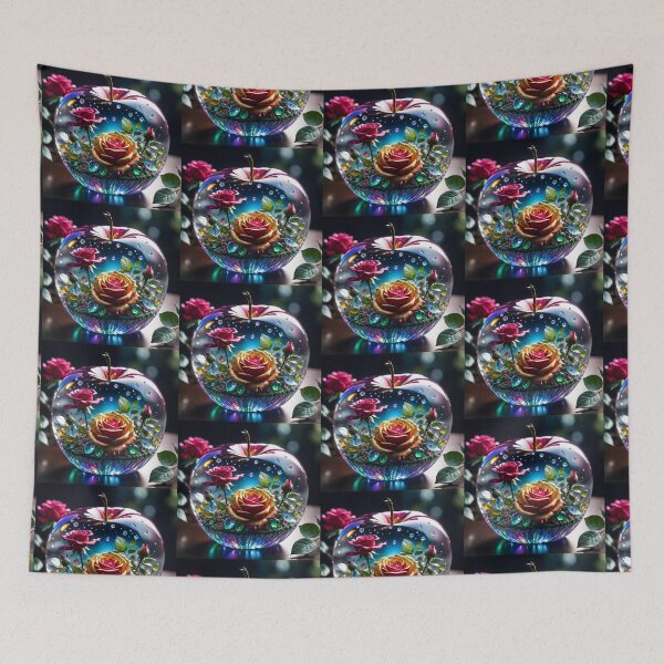 Item preview, Apple Rose Crystal Design designed and sold by Heavens Blueprint & Designs.