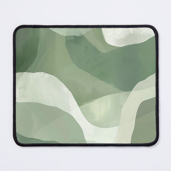 Item preview, Abstract Painting Sage Green F1 designed and sold by CrumbBumStudio.