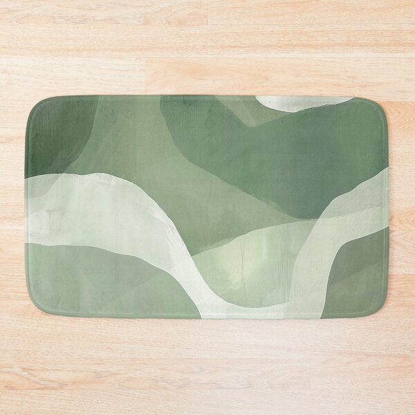 Item preview, Abstract Painting Sage Green F1 designed and sold by CrumbBumStudio.
