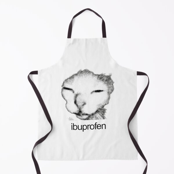 Item preview, Grainy Cat Face With Ibuprofen designed and sold by FonoisRobinson.