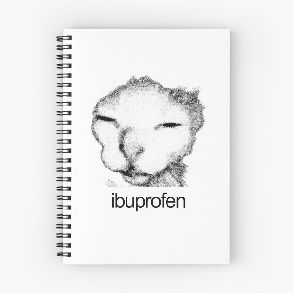 Item preview, Grainy Cat Face With Ibuprofen designed and sold by FonoisRobinson.