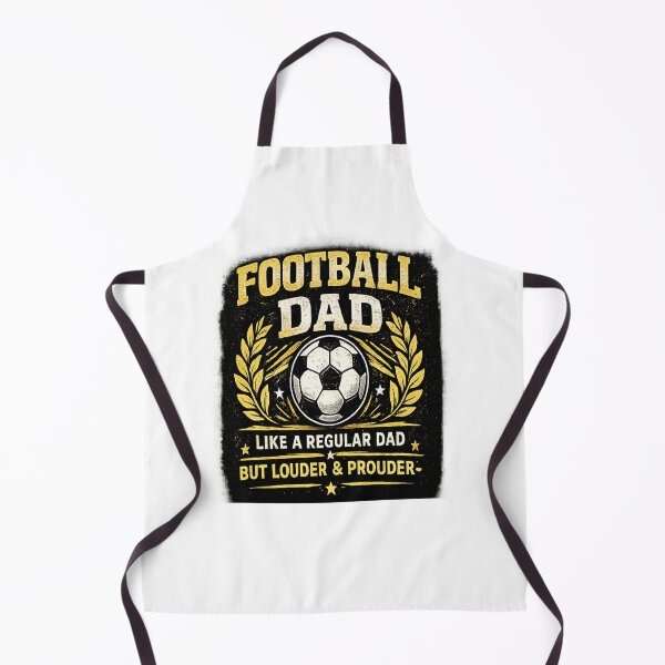 Item preview, Football Dad Like A Regular Dad But Louder And Prouder Vintage Soccer Gift designed and sold by Artbysarmina.