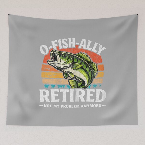 Item preview, Husband Dad O-Fish-Ally Retired Fishing Funny Retirement designed and sold by ArleneRowe.