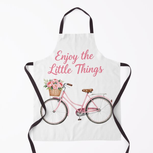 Item preview, Enjoy The Little Things Pink Watercolor Bicycle Peonies designed and sold by Good Day Design.