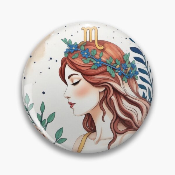 Item preview, Virgo Zodiac Botanical colorful geometric botanical zodiac design designed and sold by SmashingDeals.
