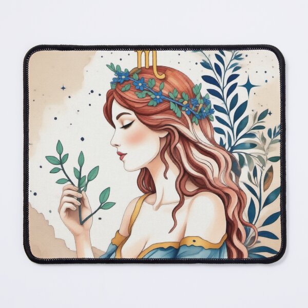 Item preview, Virgo Zodiac Botanical colorful geometric botanical zodiac design designed and sold by SmashingDeals.