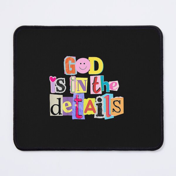 Item preview, God is in the Details Christian Bible Verse Retro Graphic designed and sold by FrankIsabel.