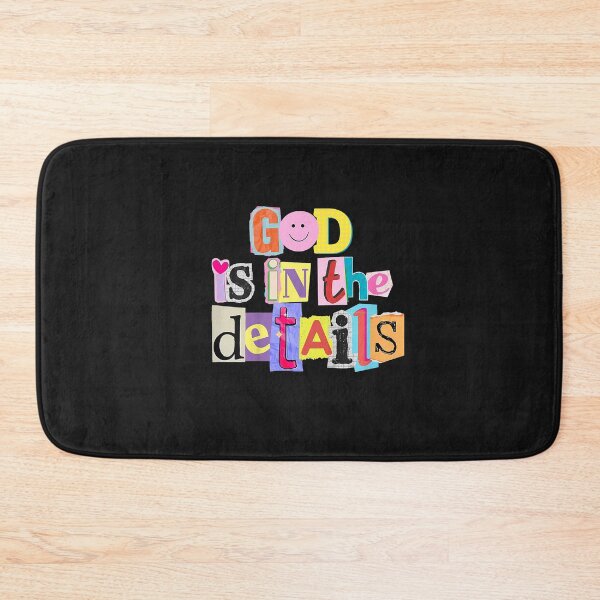 Item preview, God is in the Details Christian Bible Verse Retro Graphic designed and sold by FrankIsabel.
