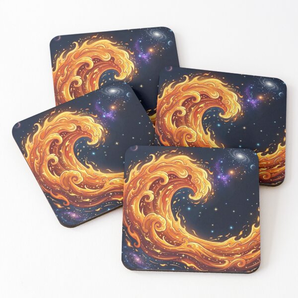 Item preview, Cosmic Ocean Wave in Starry Space designed and sold by MysticVargas.