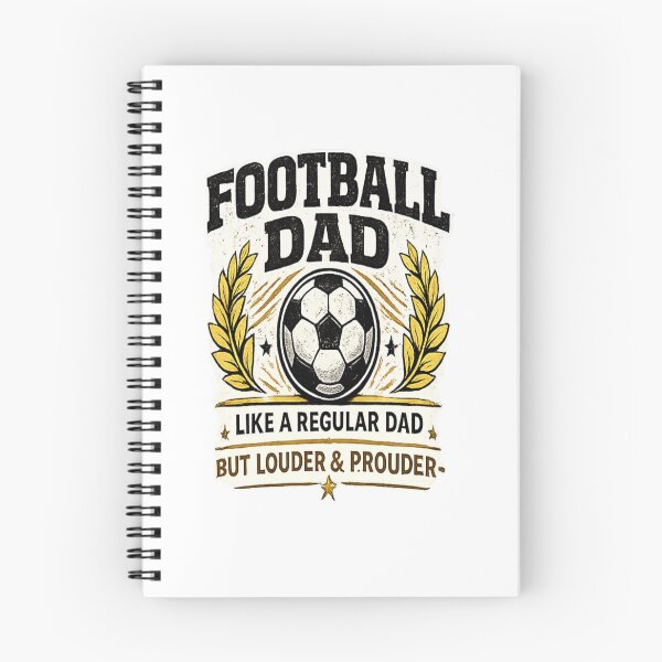 Item preview, Football Dad Like A Regular Dad But Louder & Prouder Funny Soccer Father's Day Gift designed and sold by Artbysarmina.