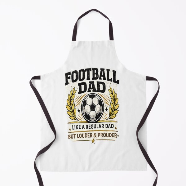 Item preview, Football Dad Like A Regular Dad But Louder & Prouder Funny Soccer Father's Day Gift designed and sold by Artbysarmina.