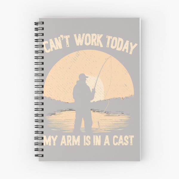 Item preview, I Can't Work Today My Arm Is In A Cast Fish Fan Fisherman Pullover Hoodie designed and sold by ArleneRowe.