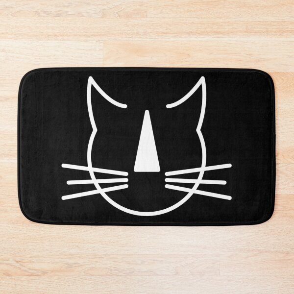 Item preview, Stripey Nosed Cat Club (white outline, NO background) designed and sold by Hidn20.