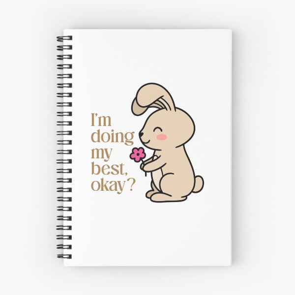 Item preview, I'm Doing My Best Bunny designed and sold by NullSpacePrints.