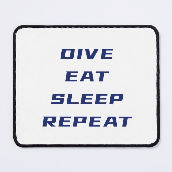 Item preview, DIVE EAT SLEEP REPEAT T-Shirt – Scuba Diver Lifestyle Tee | Uncle Jichuan designed and sold by Uncle-Jichuan.