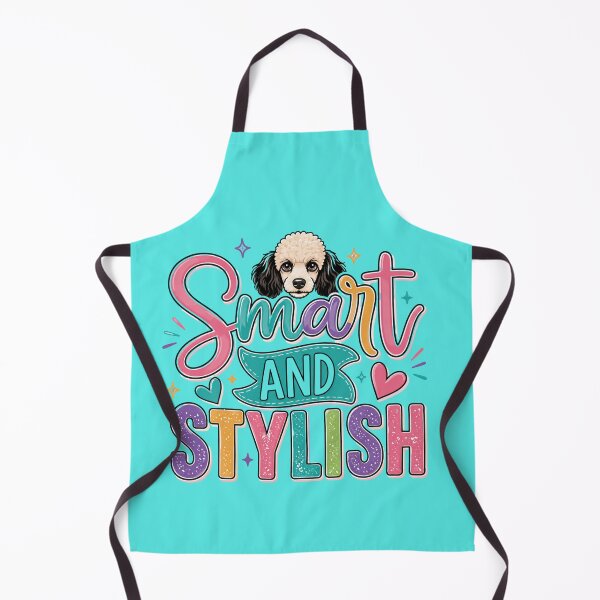 Item preview, Smart And Stylish Poodle designed and sold by The Mutt House.