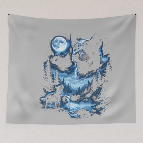 Item preview, Blue Heeler Howling to the Moon Meme Animal Graphic designed and sold by mjohnson9.