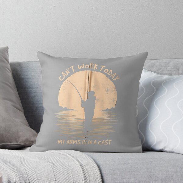 Item preview, I Can't Work Today My Arm Is In A Cast Fish Fan Fisherman designed and sold by ArleneRowe.